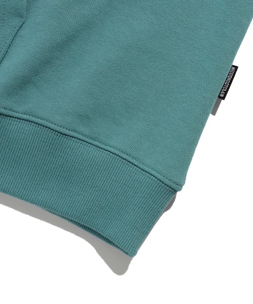 NICE GHOST CLUB（ナイスゴーストクラブ）の「A'GEM/9 × .kom『NICE GHOST CLUB/ナイスゴーストクラブ』 RIB HOODIE/ボーンデザイン プルオーバーパーカー（パーカー・メンズ・ブルー/チャコールグレー・L/M）」の9枚目の写真