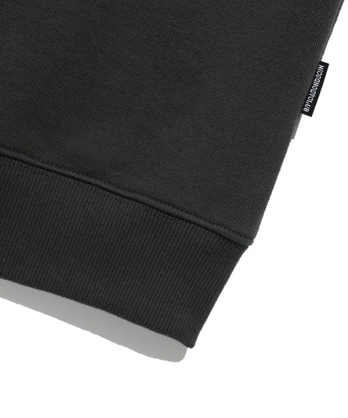 NICE GHOST CLUB（ナイスゴーストクラブ）の「A'GEM/9 × .kom『NICE GHOST CLUB/ナイスゴーストクラブ』 RIB HOODIE/ボーンデザイン プルオーバーパーカー（パーカー・メンズ・ブルー/チャコールグレー・L/M）」の19枚目の写真