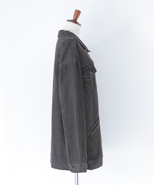 n'OrLABEL（ノアールレーベル）の「『軽量デニムジャケット』（デニムジャケット・レディース・ブルー/ブラック・FREE）」の5枚目の写真