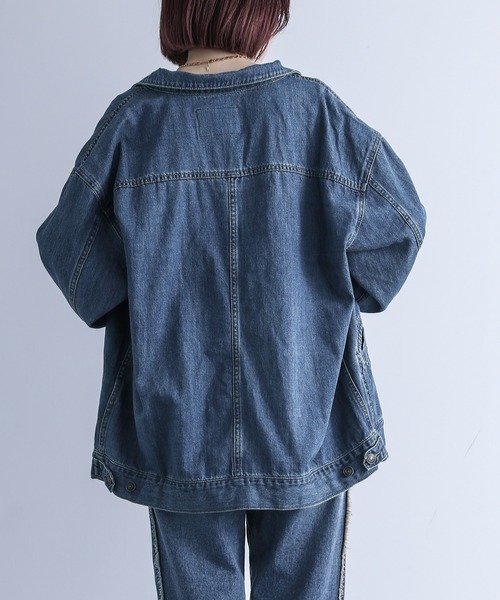 n'OrLABEL（ノアールレーベル）の「『軽量デニムジャケット』（デニムジャケット・レディース・ブルー/ブラック・FREE）」の16枚目の写真
