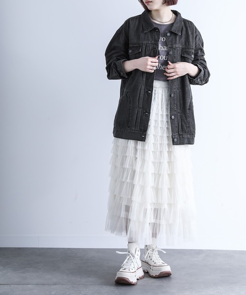 n'OrLABEL（ノアールレーベル）の「『軽量デニムジャケット』（デニムジャケット・レディース・ブルー/ブラック・FREE）」の17枚目の写真