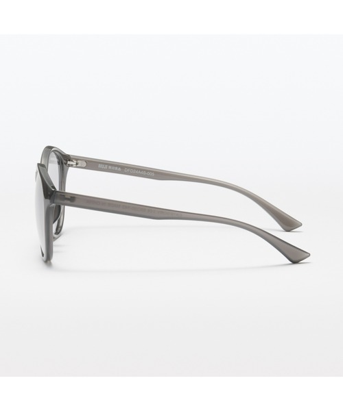 無印良品（ムジルシリョウヒン）の「ＵＶ４００カット　ラージボストン型サングラス（サングラス・レディース・ブラウン系3/グレー・FREE）」の6枚目の写真