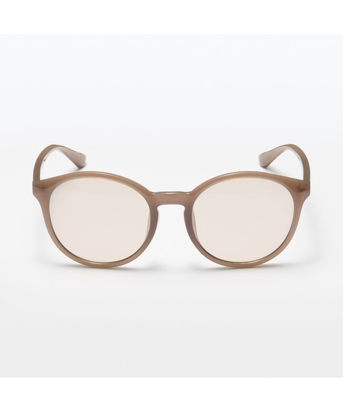 無印良品（ムジルシリョウヒン）の「ＵＶ４００カット　ラージボストン型サングラス（サングラス・レディース・ブラウン系3/グレー・FREE）」の9枚目の写真