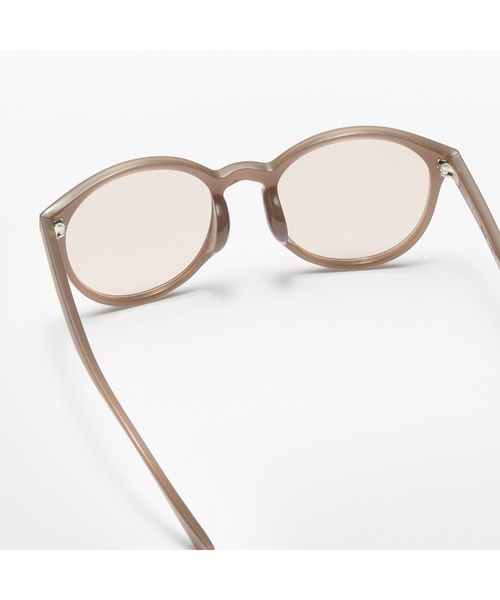 無印良品（ムジルシリョウヒン）の「ＵＶ４００カット　ラージボストン型サングラス（サングラス・レディース・ブラウン系3/グレー・FREE）」の5枚目の写真