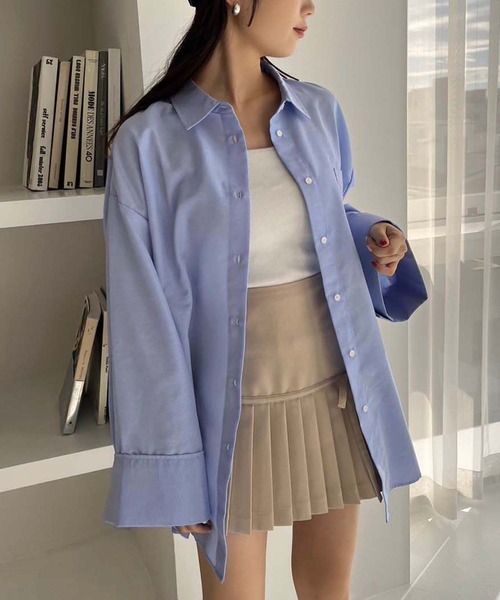 one after another NICE CLAUP(ワンアフターアナザーナイスクラップ)の「リボン付きプリーツスカパン(スカート・レディース・アイボリー/ブラック/杢グレー/ベージュ・FREE)」の9枚目の写真