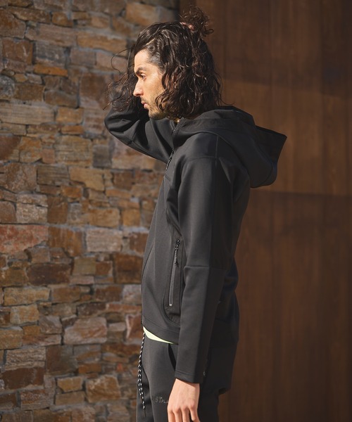 RATTLE TRAP（ラトルトラップ）の「JUST PLAYネオプレーンフーデッドパーカ（パーカー・メンズ・カーキ/ブラック・M/L/LL）」の10枚目の写真