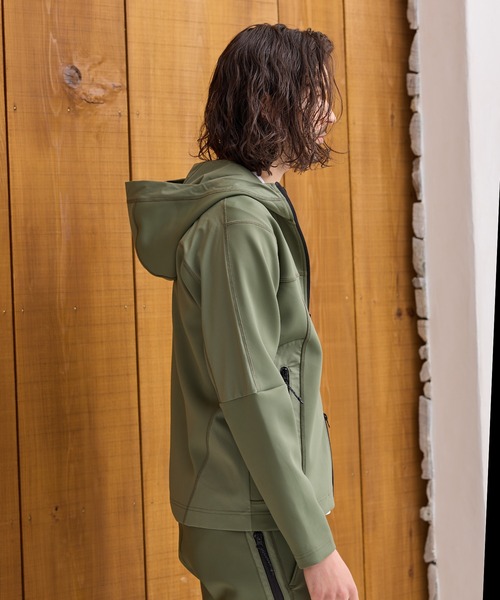 RATTLE TRAP（ラトルトラップ）の「JUST PLAYネオプレーンフーデッドパーカ（パーカー・メンズ・カーキ/ブラック・M/L/LL）」の18枚目の写真