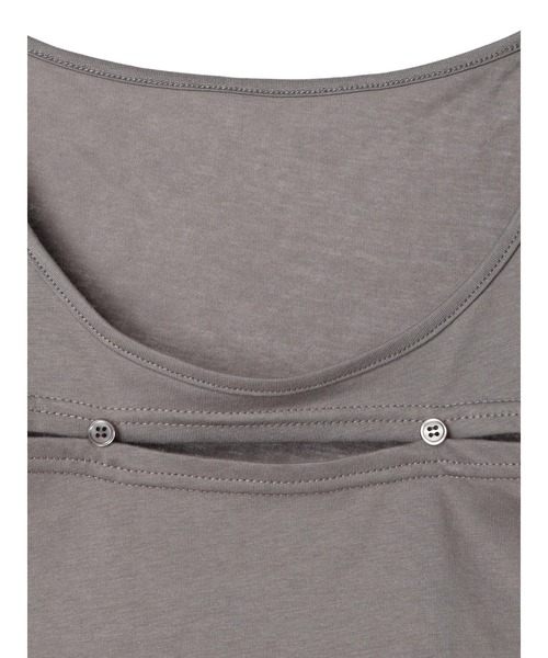 DURAS（デュラス）の「Cut-out design tank（タンクトップ・レディース・ホワイト/チャコールグレー/ブルーグリーン・FREE）」の12枚目の写真