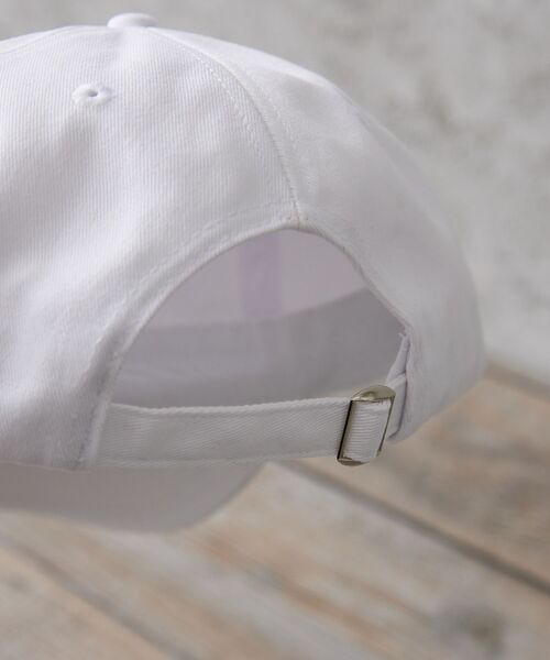 casita(RETRO GIRL)（カシータ）の「刺繍カラーキャップ（キャップ・レディース・ライトベージュ/ブラック/オフホワイト/ブルー・ONE SIZE）」の12枚目の写真