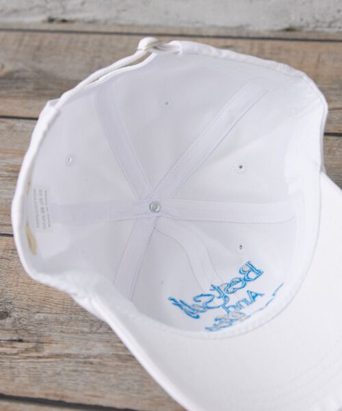 casita(RETRO GIRL)（カシータ）の「刺繍カラーキャップ（キャップ・レディース・ライトベージュ/ブラック/オフホワイト/ブルー・ONE SIZE）」の13枚目の写真