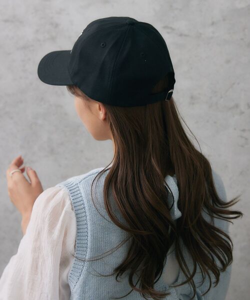 casita(RETRO GIRL)（カシータ）の「刺繍カラーキャップ（キャップ・レディース・ライトベージュ/ブラック/オフホワイト/ブルー・ONE SIZE）」の17枚目の写真