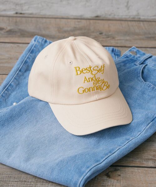 casita(RETRO GIRL)（カシータ）の「刺繍カラーキャップ（キャップ・レディース・ライトベージュ/ブラック/オフホワイト/ブルー・ONE SIZE）」の20枚目の写真