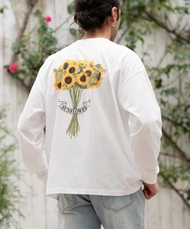CAMBIO | mlt4641- プリントロンT(サンフラワー)(Tシャツ/カットソー)