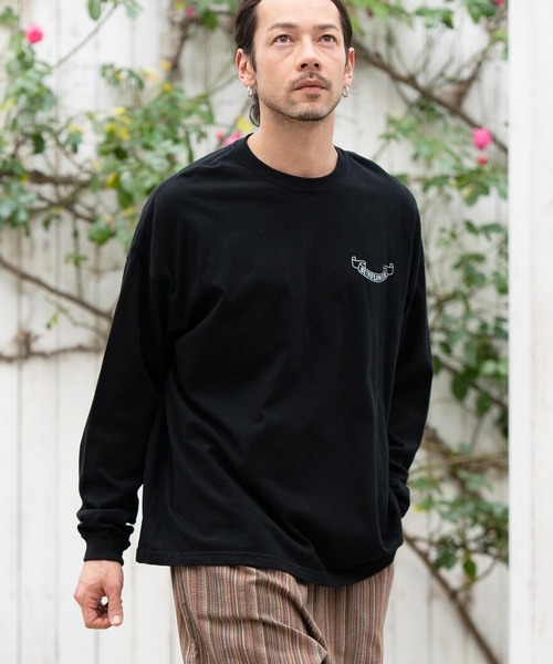 mlt4641- プリントロンT（サンフラワー）（Tシャツ/カットソー