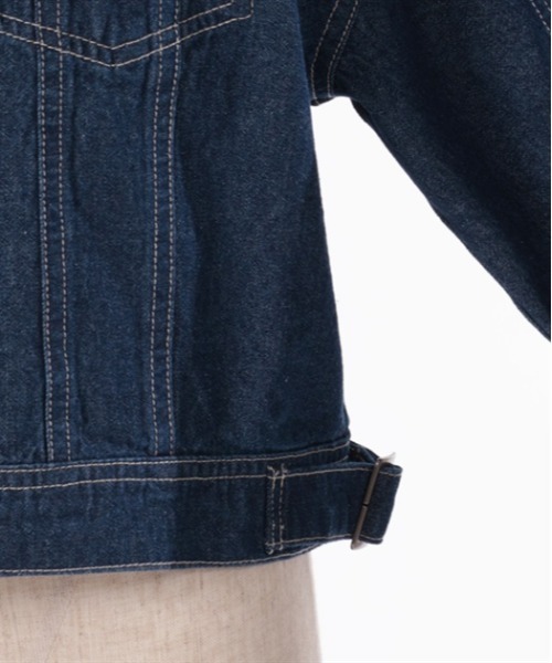 axes femme（アクシーズファム）の「レース×ラインデニムジャケット（デニムジャケット・レディース・インディゴブルー/ブルー系その他・FREE）」の22枚目の写真