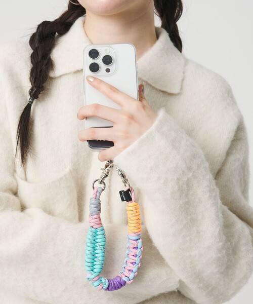 A SCENE（エーシーン）の「＜A SCENE＞Design paracord strap/スマホストラップ（スマホグッズ・レディース・レッド/シルバー/ブラック/オリーブ/イエロー/その他1/クリーム・FREE）」の10枚目の写真