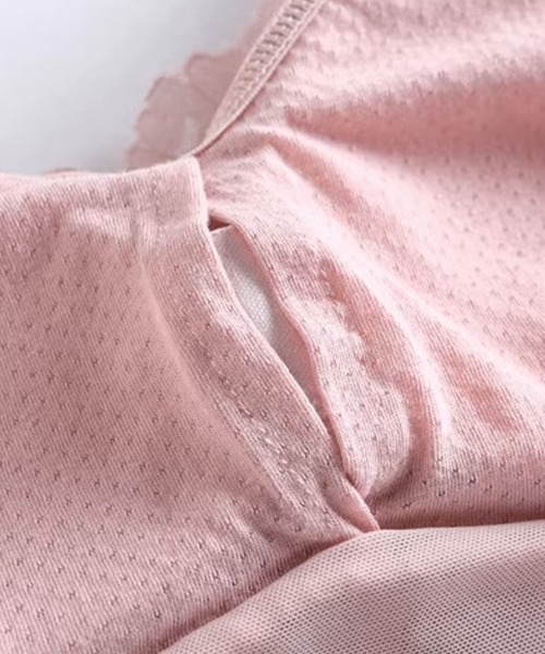 Miniministore(ミニミニストア)の「総レース キャミソール カップ付き(キャミソール・レディース・ブラック/ホワイト・FREE)」の12枚目の写真