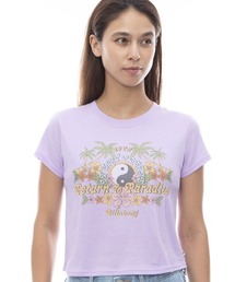 BILLABONG レディース BABY FIT GRAPHIC TEE Tシャツ 【2024年春夏モデル】/ビラボンクロップドスリムフィット半袖Tシャツ