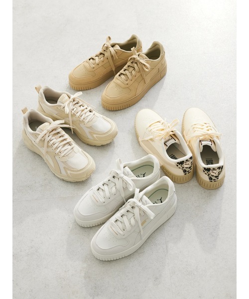 PUMA(プーマ)の「■PUMA キャリーナ2.0 IATD(スニーカー・レディース・ベージュ・23.5cm/24.5cm)」の2枚目の写真