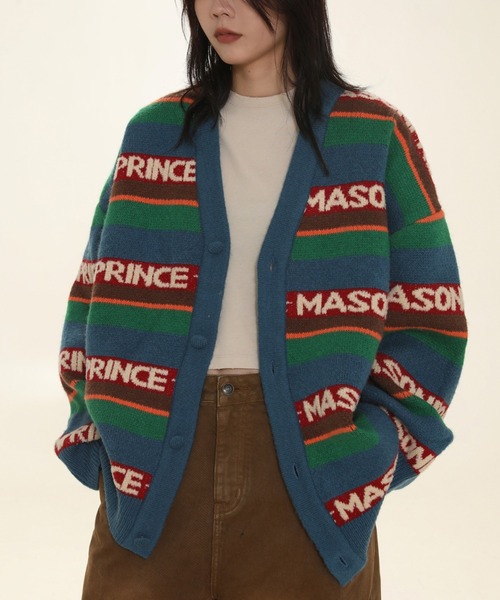 セール/ブランド古着】【MASONPRINCE】ニットカーディガン  