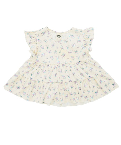 Bee des Bee（ビーデスビー）の「ノースリーブティアードトップス（タンクトップ・キッズ・ブラック系/イエロー/レッド/ライトブルー/ホワイト系その他/ホワイト系その他3/ベージュ/ホワイト系その他2・120cm/110cm/140cm/130cm/100cm/150cm）」の9枚目の写真