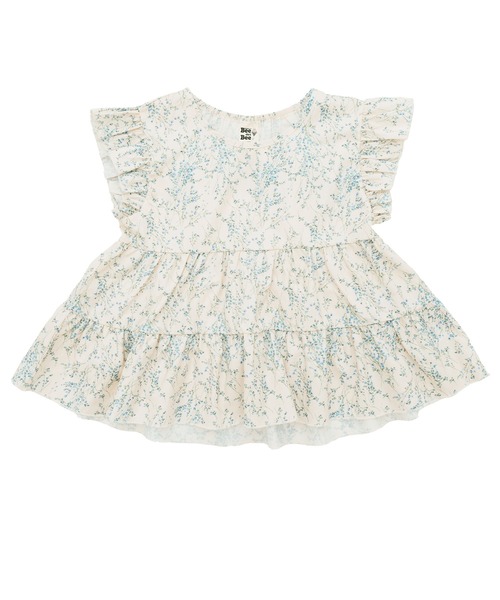 Bee des Bee（ビーデスビー）の「ノースリーブティアードトップス（タンクトップ・キッズ・ブラック系/イエロー/レッド/ライトブルー/ホワイト系その他/ホワイト系その他3/ベージュ/ホワイト系その他2・120cm/110cm/140cm/130cm/100cm/150cm）」の12枚目の写真