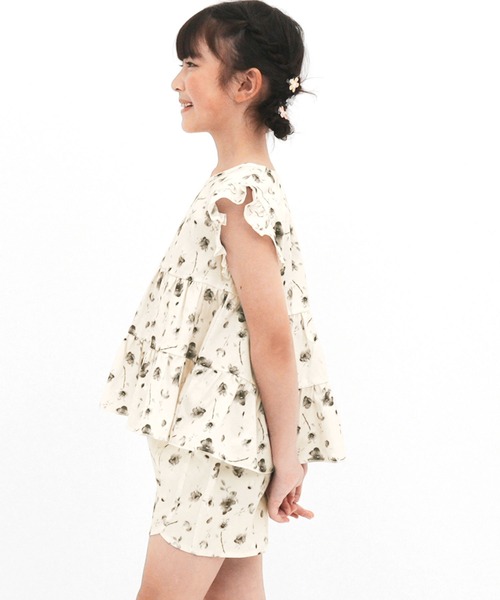 Bee des Bee（ビーデスビー）の「ノースリーブティアードトップス（タンクトップ・キッズ・ブラック系/イエロー/レッド/ライトブルー/ホワイト系その他/ホワイト系その他3/ベージュ/ホワイト系その他2・120cm/110cm/140cm/130cm/100cm/150cm）」の19枚目の写真