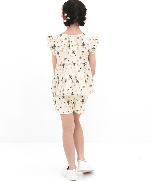 Bee des Bee（ビーデスビー）の「ノースリーブティアードトップス（タンクトップ・キッズ・ブラック系/イエロー/レッド/ライトブルー/ホワイト系その他/ホワイト系その他3/ベージュ/ホワイト系その他2・120cm/110cm/140cm/130cm/100cm/150cm）」の17枚目の写真