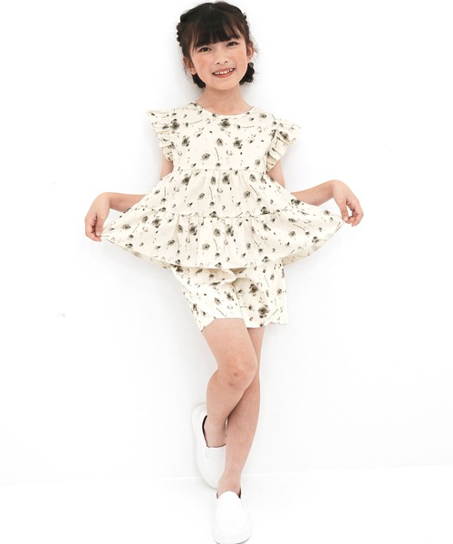 Bee des Bee（ビーデスビー）の「ノースリーブティアードトップス（タンクトップ・キッズ・ブラック系/イエロー/レッド/ライトブルー/ホワイト系その他/ホワイト系その他3/ベージュ/ホワイト系その他2・120cm/110cm/140cm/130cm/100cm/150cm）」の18枚目の写真