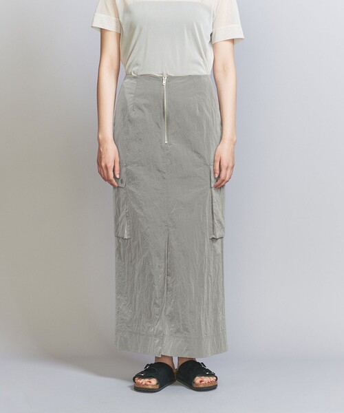 BEAUTY&YOUTH UNITED ARROWS（ビューティーアンドユースユナイテッドアローズ）の「ナイロンヴィンテージ カーゴスカート（スカート・レディース・ネイビー/ダークブラウン/ライトグレー・M/S/XS）」の20枚目の写真