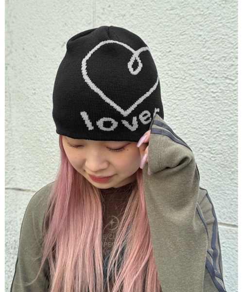 3.3 Field Trip （3.3フィールドトリップ）の「【UNISEX】3.3 Field Trip／ジャカードビーニー　115529（ニットキャップ/ビーニー・レディース・ブラック/ライトベージュ・FREE）」の10枚目の写真