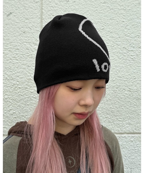 3.3 Field Trip （3.3フィールドトリップ）の「【UNISEX】3.3 Field Trip／ジャカードビーニー　115529（ニットキャップ/ビーニー・レディース・ブラック/ライトベージュ・FREE）」の11枚目の写真