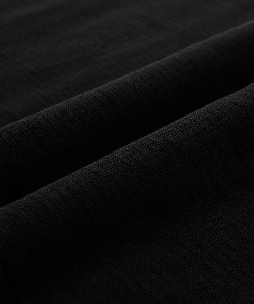 molk(モルク)の「【molk】ケーブルデザインハーフジップサマーニットポロ(ポロシャツ・メンズ・ライトグレー/ブラック/オリーブ・S/M/L)」の18枚目の写真