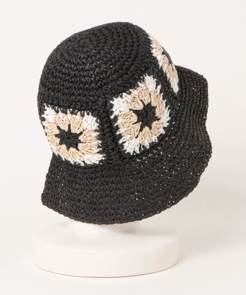 TONE SELECT GOODS（トーンセレクトグッズ）の「pur chouchou/フラワー刺繍 バケットハット P4207（ハット・レディース・ブラウン/ブラック・FREE）」の6枚目の写真