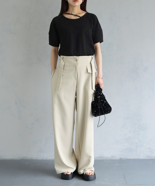 cheriella（シェリエラ）の「【cheriella】シャーリングスパンコールバッグ（ハンドバッグ・レディース・ブラック/シルバー・ONESIZE）」の3枚目の写真