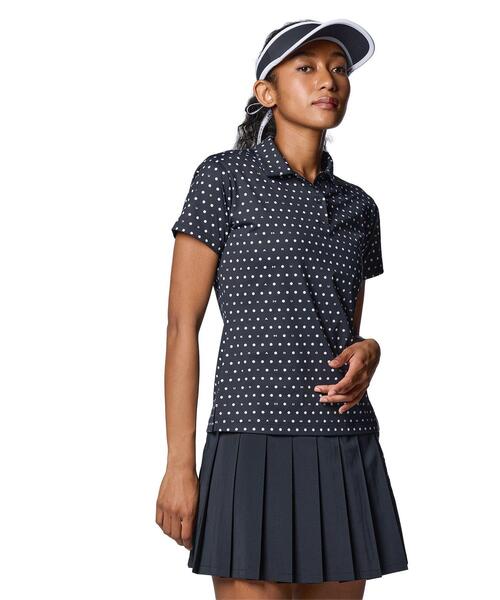 【セール】UAアイソチル モログラム ポロ（ゴルフ/レディース）（ポロシャツ）｜UNDER ARMOUR（アンダーアーマー）