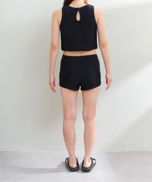 CIAOPANIC TYPY(チャオパニックティピー)の「【WEB限定アイテム/新色追加】配色アメスリ水着2点SET(水着・レディース・ブラック/ブラウン/ブルー・MEDIUM/LARGE/X-LARGE)」の14枚目の写真