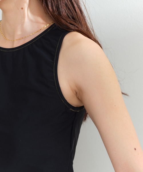 CIAOPANIC TYPY(チャオパニックティピー)の「【WEB限定アイテム/新色追加】配色アメスリ水着2点SET(水着・レディース・ブラック/ブラウン/ブルー・MEDIUM/LARGE/X-LARGE)」の11枚目の写真