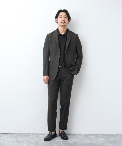 NOLLEY'S goodman（ノーリーズグッドマン）の「《ビジカジ / セットアップ対応》サマートラベスト TRABEST スラックスパンツ（スラックス・メンズ・グレー/ブラウン/ネイビー/インディゴブルー・XL/L/M/S）」の5枚目の写真