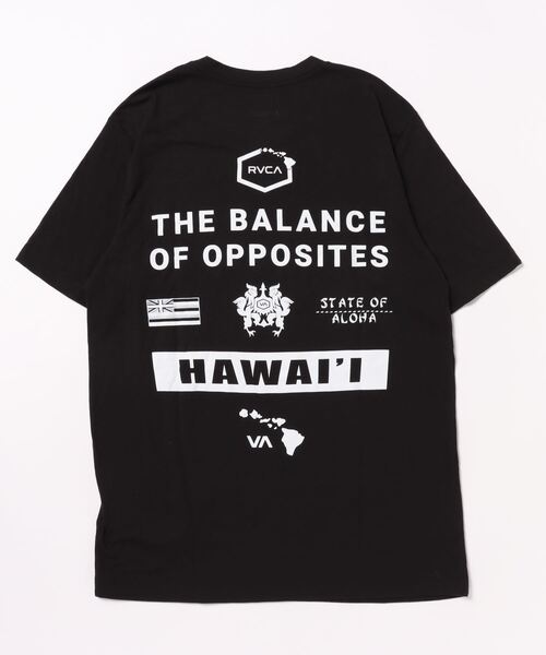 RVCA（ルーカ）の「RVCA メンズ 【HAWAII】 HAWAII ALL BRAND SS ラッシュガード 【2024年夏モデル】/ルーカロゴ総柄半袖ラッシュガード(水着)（ラッシュガード・メンズ・ホワイト/ブラック・MEDIUM/LARGE/X-LARGE/SMALL）」の3枚目の写真