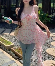 Bibiy. オフショルダーキャミソール 青白ストライプ KAMITSUBAKI STUDIO×HELLO OSAKA】キーホルダー2個セット 影駅 観歌