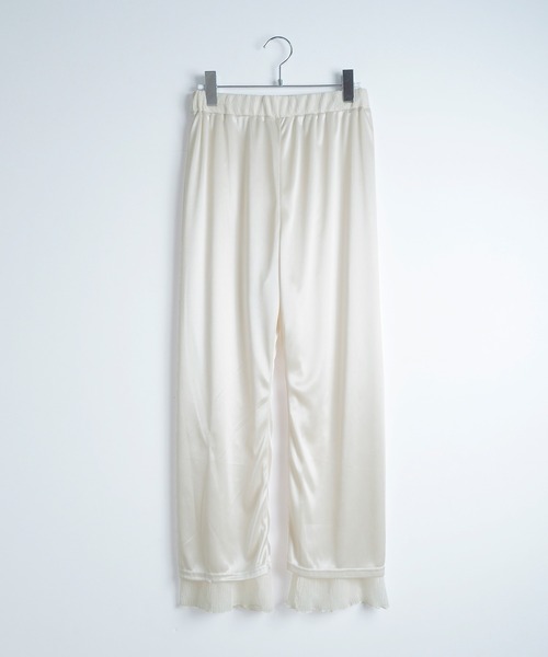 Crisp（クリスプ）の「クリンクルシアーパンツ（その他パンツ・レディース・アイボリー/ピンク・FREE）」の22枚目の写真