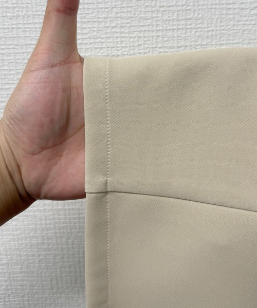 JUNOAH（ジュノア）の「半袖ショートテーラードジャケット（テーラードジャケット・レディース・ダークグレー/アイボリー/ブラック・X-LARGE/LARGE/MEDIUM）」の16枚目の写真