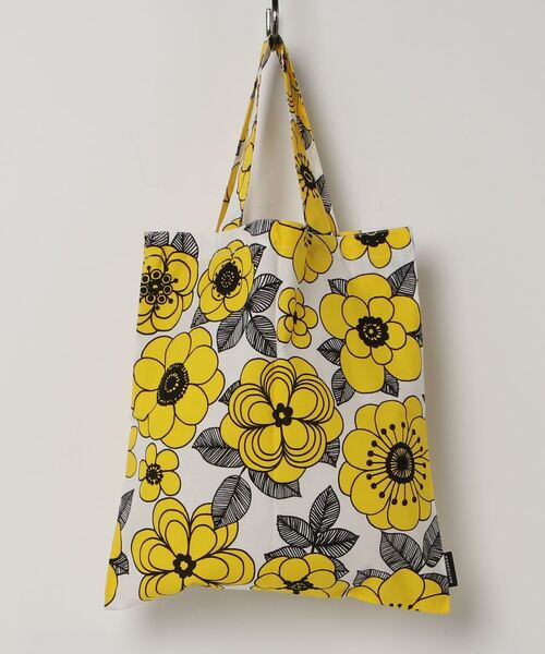 marimekko（マリメッコ）の「Kestit / bag 33x32cm（トートバッグ・レディース・イエロー・FREE）」の7枚目の写真
