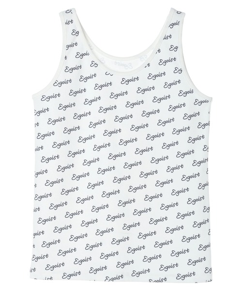 EGOIST（エゴイスト）の「EGOIST ロゴタンクトップ（タンクトップ・レディース・カーキ/オフホワイト/チャコールグレー・FREE）」の6枚目の写真