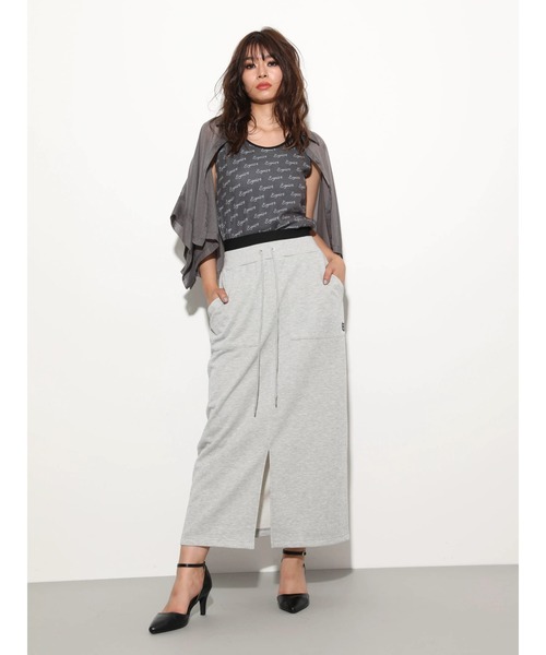 EGOIST（エゴイスト）の「EGOIST ロゴタンクトップ（タンクトップ・レディース・カーキ/オフホワイト/チャコールグレー・FREE）」の17枚目の写真