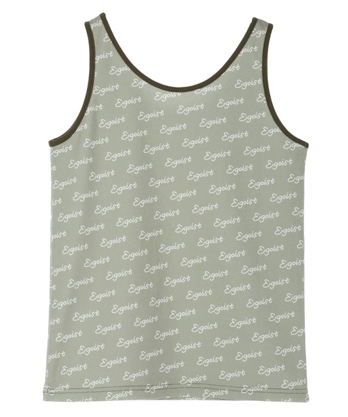 EGOIST（エゴイスト）の「EGOIST ロゴタンクトップ（タンクトップ・レディース・カーキ/オフホワイト/チャコールグレー・FREE）」の11枚目の写真