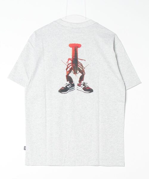 NEW BALANCE（ニューバランス）の「NEW BALANCE ATHLETICS LOBSTER（Tシャツ/カットソー・メンズ・ベージュ/アッシュグレー・M/L/2XL/XL/S）」の3枚目の写真