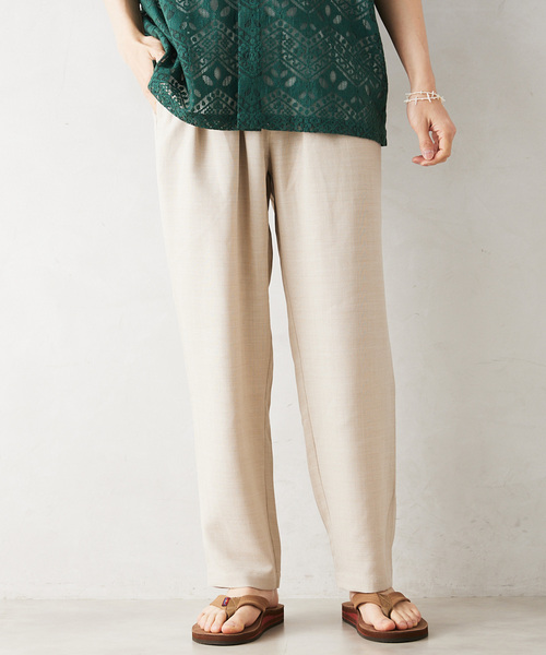 JOURNAL STANDARD relume(ジャーナルスタンダード レリューム)の「Reflax ウォッシャブルスラックス(スラックス・メンズ・ブラック/オリーブ/ベージュ系その他/ネイビー・SMALL/MEDIUM/LARGE)」の13枚目の写真