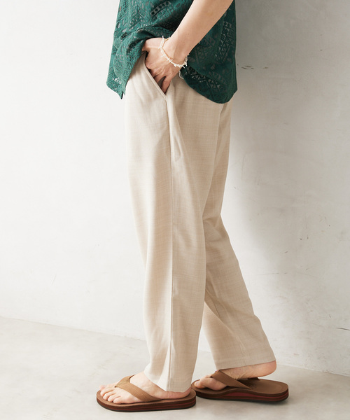 JOURNAL STANDARD relume（ジャーナルスタンダード　レリューム）の「Reflax ウォッシャブルスラックス（スラックス・メンズ・ブラック/オリーブ/ベージュ系その他/ネイビー・SMALL/MEDIUM/LARGE）」の10枚目の写真